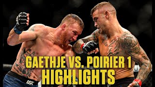 The story of Dustin Poirier vs Justin Gaethje 1  ESPN MMA [upl. by Noleta]