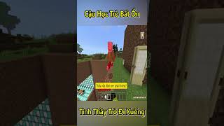 Anh Đen Xì Xì Troll Minecraft Ông Thầy Bất Lực 🤣 Tập 33 shorts [upl. by Leimaj]