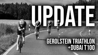 UPDATE Sieg beim Gerolstein Triathlon  Dubai T100 Vorbereitung comeback [upl. by Parker805]