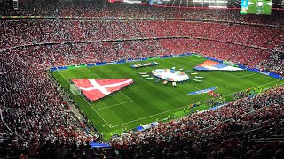 EURO 2024 Serbian National Anthem quotBože Pravdequot in Munich  Denmark vs Serbia  25062024 [upl. by Akeme317]