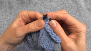 Maschen elastisch abketten  Stretchy Bind Off  Stricken lernen  Learn how to knit [upl. by Eceinej609]