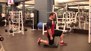 Half Kneeling Glute Posterior Tilt Hard Brace [upl. by Deelaw218]