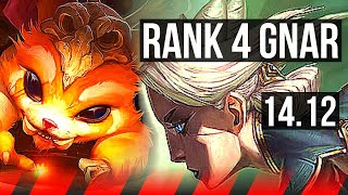 GNAR vs CAMILLE TOP  Rank 4 Gnar 6 solo kills  TR Challenger  1412 [upl. by Engedus]