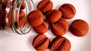 No Egg No Oven Corn Flour Mini Butter Chocolate Cookies  Corn Flour Recipes Eggless Biscuit Recipe [upl. by Anileh]