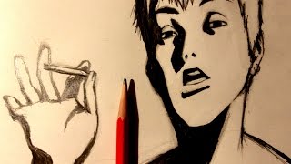 ASMR  Pencil Drawing 43  GTO Request [upl. by Aivatnwahs962]