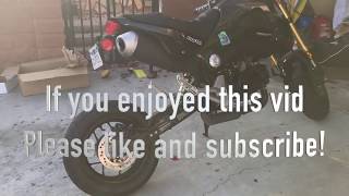 Installing Chimera Stretch Kit on my Honda 2014 Grom [upl. by Bicknell]