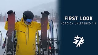 20232024 Nordica Unleashed 114 First Look  Powder7 [upl. by Ashmead994]