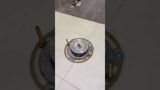 Brass toilet flange on lead bend new [upl. by Elyak]