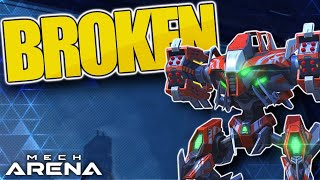 NEW Hemlock SKIN Completely BREAKS the Game  Mech Arena Gameplay [upl. by Nich]