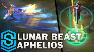 Lunar Beast Aphelios Skin Spotlight  PreRelease  League of Legends [upl. by Ewart]