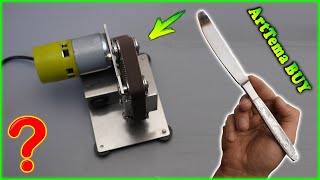 Best electric knife sharpener from a mini grinder  Best knife sharpening system for home use [upl. by Elbas]