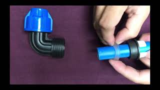 Water pipe fittings installation 12 size PART 2 [upl. by Suraved]