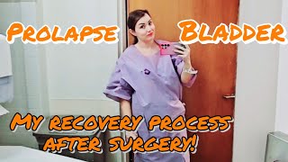 Recovery after surgeryFirst weekProlapse bladder surgeryCystocele surgeryAnterior colporrhaphy [upl. by Salena]