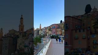 Most colorful town on the French Riviera 🇫🇷Menton France france menton travel summer colorful [upl. by Santos536]