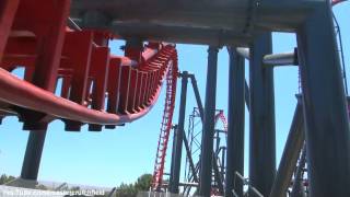 X2 HD POV Six Flags Magic Mountain [upl. by Alfredo]