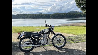 ニューゲート VCTマフラー重量フライホイールロータークラシカルシート装着の2型SR400（改） 534cc [upl. by Misa]