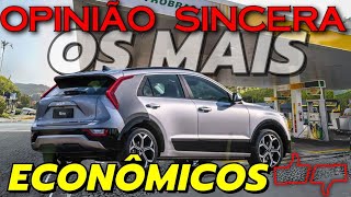 Carros mais ECONÔMICOS de 2024  Melhores Zero KM para GASTAR MENOS gasolina e ECONOMIZAR dinheiro [upl. by Kalila]