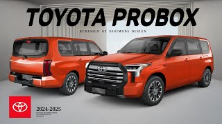 ALL NEW TOYOTA PROBOX 20242025 REDESIGN  Digimods DESIGN [upl. by Marsiella]