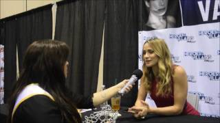 the beautiful and talented Ms Shantel VanSanten from Flash and One Tree Hill at Walker Stalker by F [upl. by Bevash]