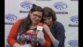 Interview with Milana Vayntrub Squirrel Girl  Marvel Rising Heart of Iron  WonderCon 2019 [upl. by Zilla]