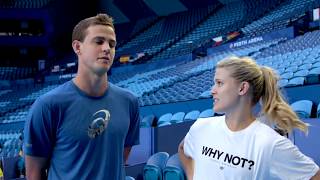 Team Canada How well do you know each other  Mastercard Hopman Cup 2018 [upl. by Eibbob]