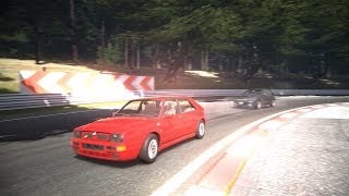 Lancia Delta HF Integrale Evoluzione91 Serie Sportive Turbo Gara 1 Deep Forest Raceway [upl. by Niwdog]