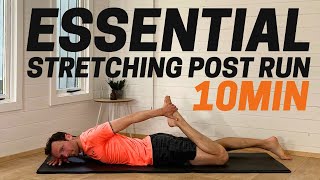 10 Minute Essential Stretching After Running Routine [upl. by Breh250]