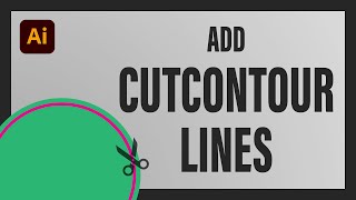 Add a Cut Contour to your design in Adobe Illustrator [upl. by Aderf]