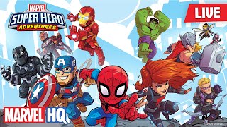 🔴 Marvel Super Hero Adventures  Livestream  FULL EPISODES COMPILATION [upl. by Kazue]