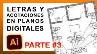 Illustrator para arquitectos ✍ acotaciones [upl. by Schlicher]