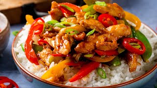 Quick and Easy Chicken Stir Fry Recipe  On the table in 20 minutes [upl. by Ayian542]