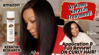 My First Keratin Treatment At Home  Keratin Research  Application amp Full Review  WOW 😲 [upl. by Sylvester90]