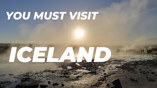 You MUST visit Iceland amp Reykjavic  whale watching thermal lagoons Northern Lights and geysers [upl. by Nagaek]