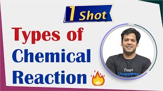 oneshot Types of Chemical Reaction 🔥🔥  PMS sir [upl. by Pool]