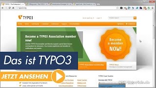 TYPO3 Tutorial Einführung in das CMS  Teil 01 [upl. by Niknar479]