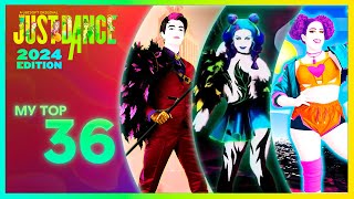 Just Dance 2024 Edition  My TOP 36 so far  Official Song List Ranking [upl. by Narf]