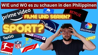 Was Wo zu schauen  streamen ist in den Philippinen  Netflix Disney Prime HBO Tap bein sky [upl. by Esiom]