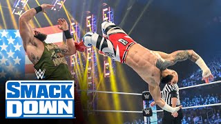 Braun Strowman vs Ricochet  SmackDown World Cup Semifinal Match SmackDown Nov 25 2022 [upl. by Sackman]