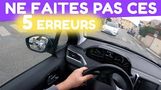 Jeune ou futur jeune conducteur  ⚠️ 5 erreurs à ne pas faire en conduite 🚗 [upl. by Graubert]