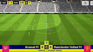 eFOOTBALL PES 2024 MOBILE GAMEPLAY🔥🔥 ARSENAL vs MANCHESTER UNITED [upl. by Pascha941]