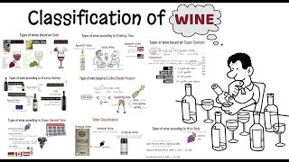 Wine and its classification Different Types of wineAlcoholic beveragesSparkling wine [upl. by Dragoon]