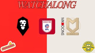 SALFORD VS MK DONS JSY TALKS FOOTBALL LIVE WATCHALONG [upl. by Yrrat]