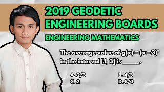 2019 Geodetic Engineering Boards Engineering Mathematics [upl. by Etsirhc]