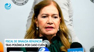 Fiscal de Sinaloa renuncia tras polémica por caso Cuén [upl. by Cirted]