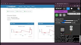 Montaje 38 Programado un ESP32 con Python en Wokwi para visualizar datos en thingspeak con mqtt [upl. by Wolcott87]