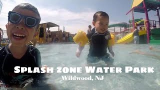 Fun at Splash Zone Water Park  Wildwood NJ  July 2021 [upl. by Thetis]