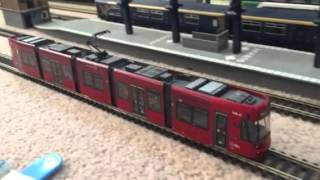 DCC Model Tram  Bombardier Flexity Insbruck 2 Tone Red [upl. by Grindle]