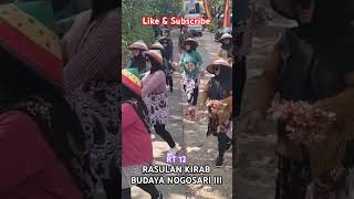 Serunya Kirab Budaya RT 12 Nogosari III Bandung Playen Gunungkidul viralvideo [upl. by Sylirama392]