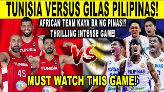 GILAS PILIPINAS vs TUNISIA Kai Sotto Shocking Turn Around Shot Sobrang Kaba ng Laban [upl. by Dyke241]