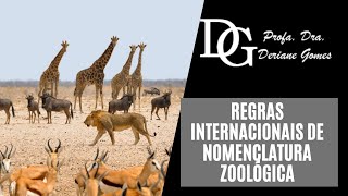 093 Regras Internacionais de Nomenclatura Zoológica [upl. by Yclek]